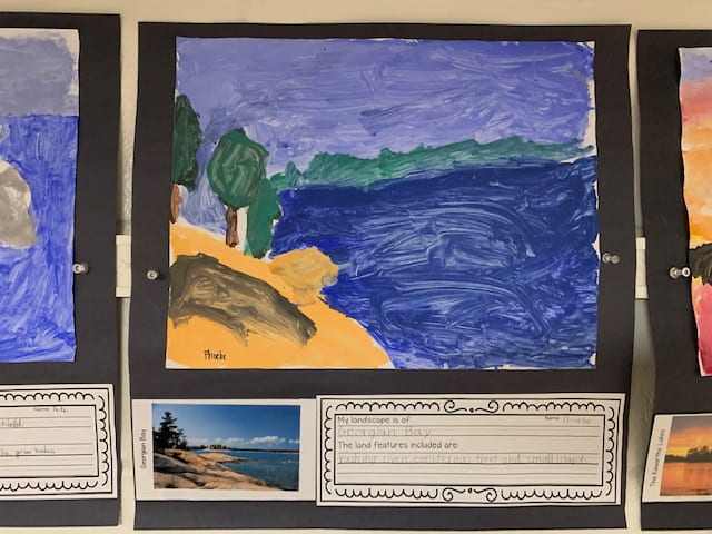 Artwork Inspired by The Group of Seven « Mr. Jackson's Grade Three Class